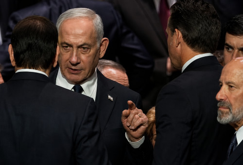 בנימין נתניהו, מרקו רוביו, פיט הגסת' (צילום: צילום מסך)