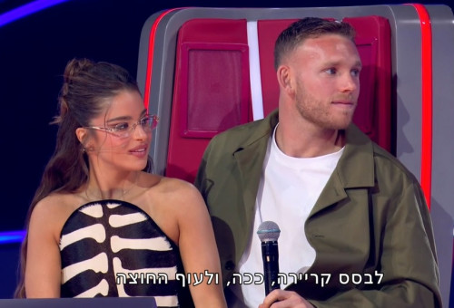 נועה קירל ודניאל פרץ, "דה וויס" (צילום: צילום מסך רשת 13)