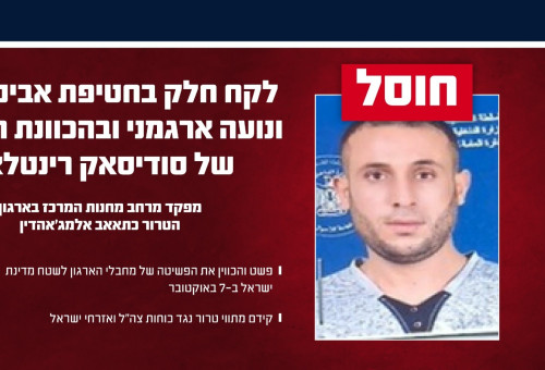 חיסול מחבל (צילום: דובר צה"ל)