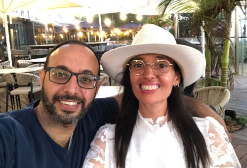 דבי ועמיחי זינר, אושיות הרשת הידועים בכינוי הזינר'ס (צילום: יח"צ)