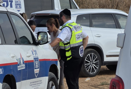 שילת נעים, אימו של אלדר דיין, בזירה בשרון (צילום: אלון חכמון)