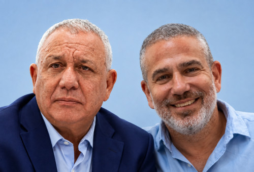 ינון מגל, גדי איזנקוט (צילום: אבשלום ששוני, מרק ישראל סלם, פלאש 90,חיים גולדברג פלאש 90)