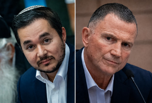 יולי אדלשטיין, דן אילוז (צילום: חיים גולדברג, פלאש 90)
