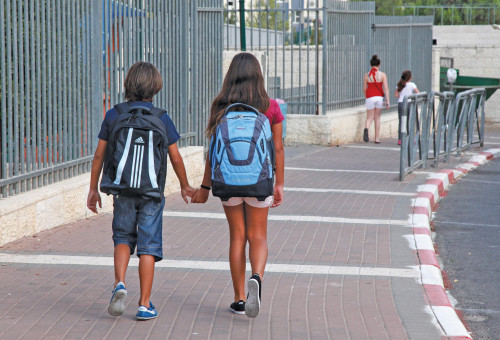 חזרה ללימודים (צילום: מרק ישראל סלם)