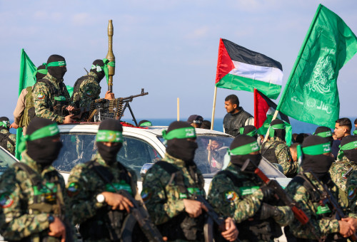 חיילי חמאס בעזה (צילום: gettyimages)