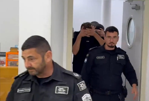 שני החשודים ברצח אלדד דיין (צילום: צילום מסך,הודיה רן, וואלה)