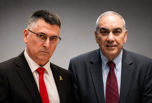 ניסים משעל, גדעון סער (צילום: אסף קליגר,רויטרס)
