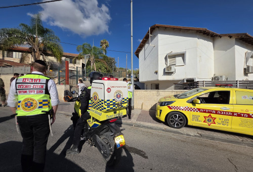 צוותי מד"א באירוע בבית שמש (צילום: תיעוד מבצעי מד"א)