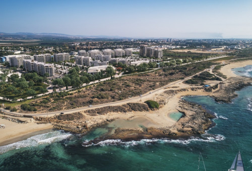 שכונה חדשה ליד חוף אכזיב (צילום: הדמיה,3DIVISION)