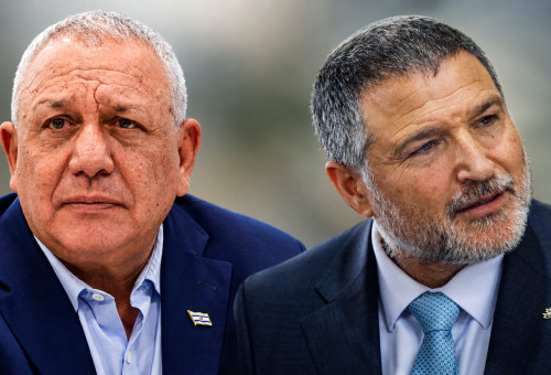 דוד זיני, גדי איזנקוט (צילום: אבשלום ששוני, פלאש 90,חיים גולדברג פלאש 90)