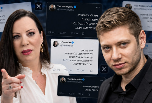 יאיר נתניהו וטלי גוטליב (צילום: איור: מעריב אונליין)