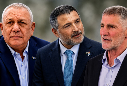 יאיר גולן, דוד זיני, גדי איזנקוט (צילום: אבשלום ששוני, פלאש 90,חיים גולדברג, פלאש 90,נוצר באמצעות AI)