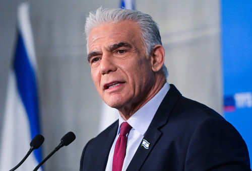 יאיר לפיד (צילום: אבשלום ששוני)
