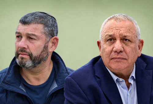 גדי איזנקוט ועופר וינטר (צילום: אבשלום ששוני, פלאש 90,יונתן שאול, פלאש 90)
