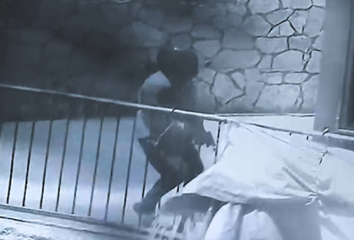 קרב היריות בכניסה לבית הספר ביפיע (צילום: דוברות המשטרה)