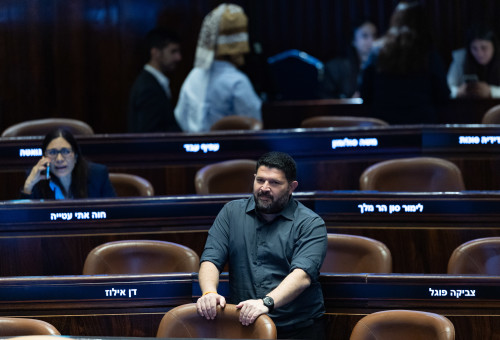 אלמוג כהן בכנסת (צילום: יונתן סינדל, פלאש 90)