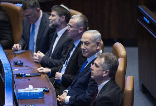 בנימין נתניהו בכנסת  (צילום: יונתן זינדל, פלאש 90)