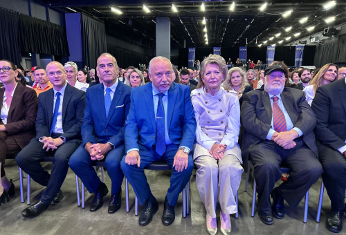 אירוע חשיפת רשימת "ישראל ביתנו" לכנסת בראשות אביגדור ליברמן (צילום: אבשלום ששוני)