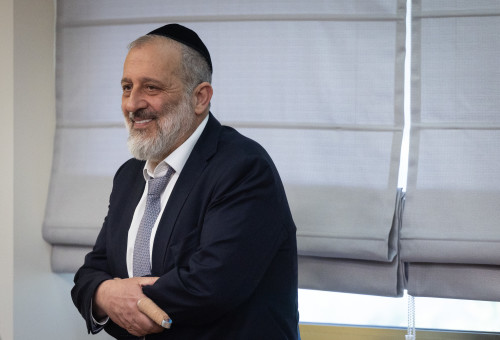 אריה דרעי (צילום: יונתן סינדל, פלאש 90)