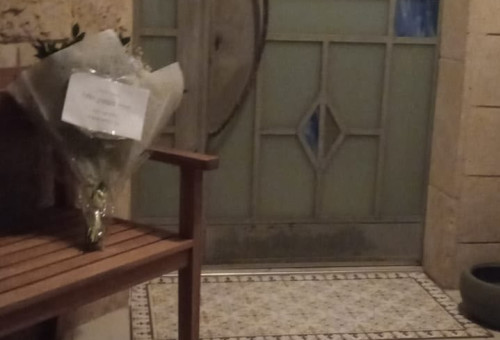 פעילי ימין הגיעו לביתו של עופר וינטר (צילום: רשתות חברתיות)