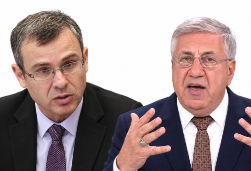 יעקב ברדוגו, יריב לוין  (צילום: הדס פרוש פלאש 90,צילום מסך ערוץ 14)