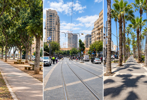 שדרות רוטשילד, רחוב יפו, רחוב ארלוזורוב  (צילום: אבשלום ששוני,ללא,אלון חכמון)