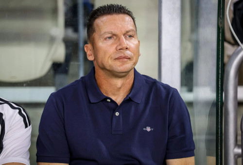 ברק בכר מאמן מכבי חיפה (צילום: קובי אליהו)