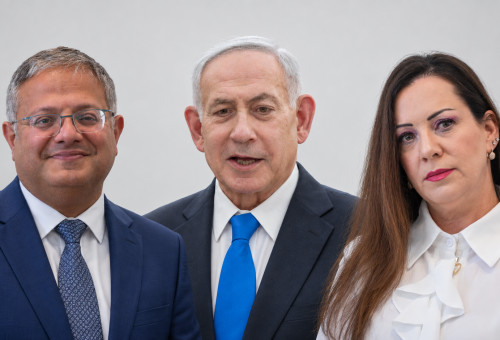 טלי גוטליב, בנימין נתניהו ואיתמר בן גביר (צילום: אריק מרמור,אבשלום ששוני, חיים גולדברג פלאש 90)