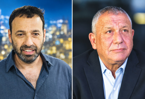 גדי איזנקוט, רביב דרוקר (צילום: רויטרס,חיים גולדברג, פלאש 90)