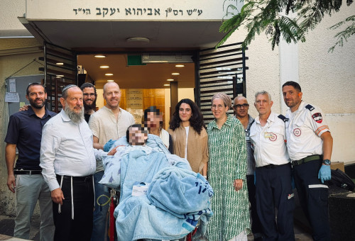 א' מאושפז בשבועות האחרונים ביחידה לשיקום נשימתי (צילום: ליאור חיים ברקוביץ')