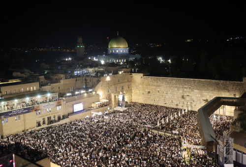 סליחות בכותל (צילום: מארק ישראל סלם)