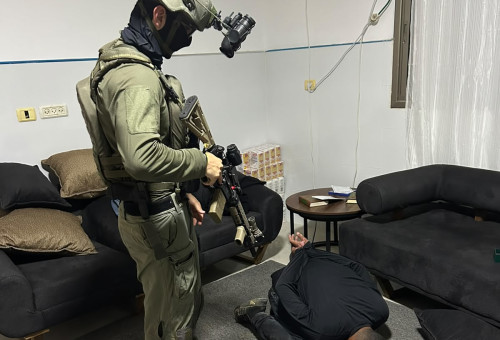 תיעוד מן המעצר (צילום: דובר צה"ל)