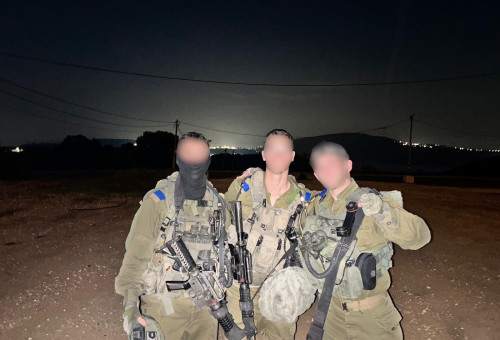 שלושת הקצינים המצטיינים (צילום: דובר צה"ל)