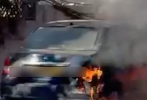 הרכב המוצת (צילום: דוברות המשטרה)