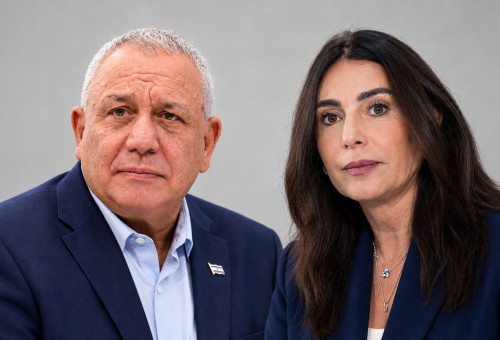 מירי רגב, גדי איזנקוט (צילום: אבשלום ששוני,יונתן זינדל, פלאש 90,בינה מלאכותית)