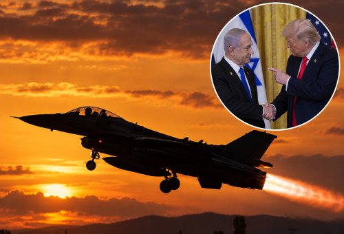 אילוסטרציה, תקיפה באיראן, טראמפ ונתניהו (צילום: דובר צה"ל,בינה מלאכותית,REUTERS/Jonathan Ernst/Pool)