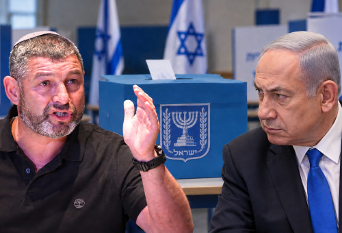 בנימין נתניהו ועופר וינטר (צילום: אבשלום ששוני ופלאש 90)