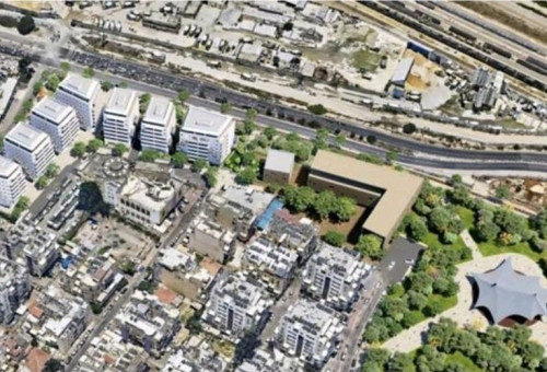 אזור התעשייה החדש שייבנה בבני ברק (צילום: בר לוי אדריכלים)