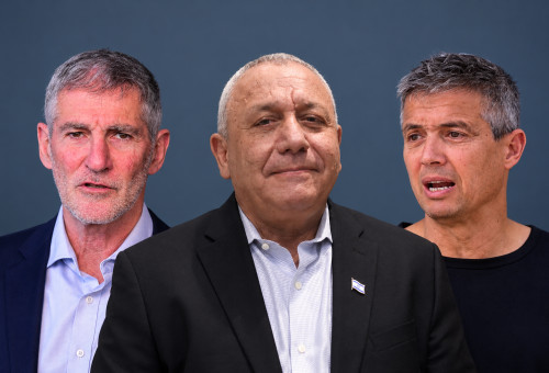 יועז הנדל, גדי איזנקוט, יאיר גולן (צילום: אבשלום ששוני,גילי יערי, פלאש 90)