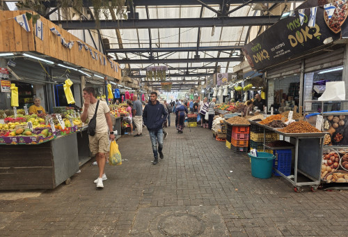 השוק בבאר שבע (צילום: רמי שני)