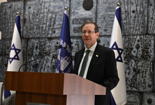 נשיא המדינה יצחק הרצוג (צילום: חיים צח לע"מ)