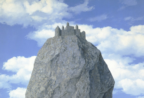 Magritte. Rene. The Castle of the Pyrenees, 1959 (צילום: מוזיאון ישראל, ירושלים, אלי פוזנר)