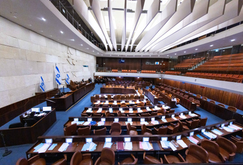 כנסת ישראל ריקה (צילום: אוליביה פיטוסי, פלאש 90)