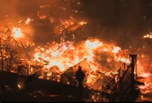 שריפה בלוס אנג'לס (צילום: רויטרס)