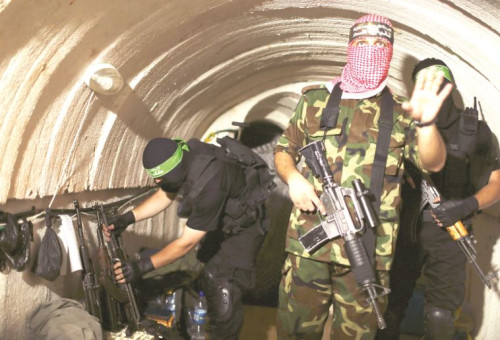 מנהרת טרור של חמאס (צילום: רויטרס)