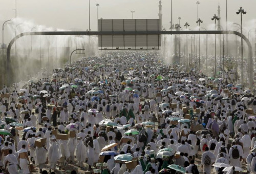 עולי רגל במכה, סעודיה  (צילום: רויטרס)