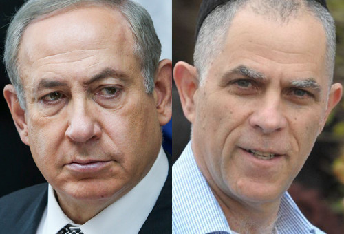 בנימין נתניהו, ארנון נוני מוזס (צילום: פלאש 90,ראובן קסטרו)