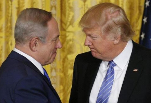 נתניהו וטראמפ בבית הלבן  (צילום: רויטרס)