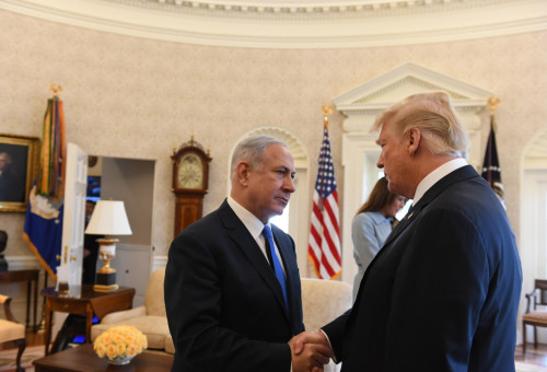 בנימין נתניהו ודונלד טראמפ (צילום: חיים צח לע"מ)