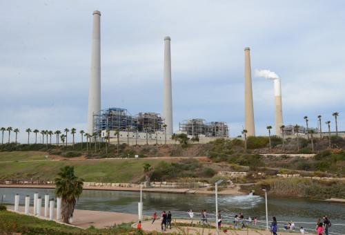 תחנת הכוח בחדרה (צילום: גילי יערי, פלאש 90)